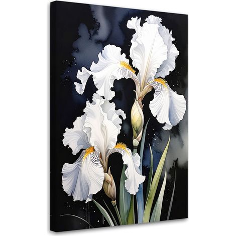 Impresión de Imagen Lirios blancos flores plantas naturaleza 20x30 (1/5)