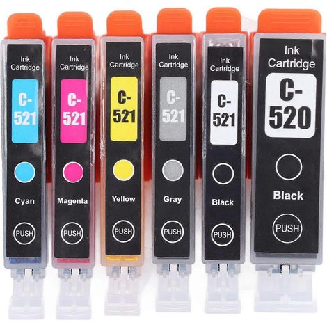 ABS-Tintenpatrone mit Tinte für PIXMA IP3600, IP4600, IP4700 und MX860 Drucker (BK, BK CM) (1/4)