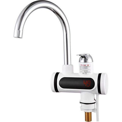 Robinet avec Chauffe Eau Instantané - Electrique - 3000W - 360° - LED - Haute Performance (1/5)