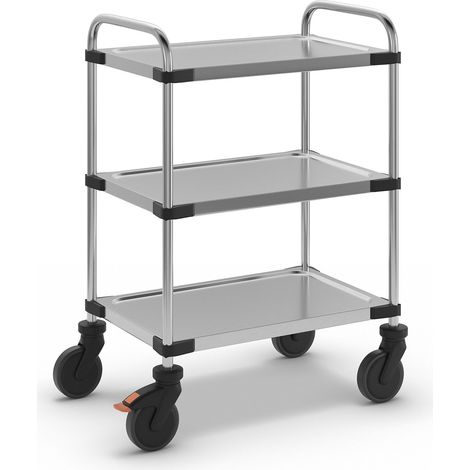 FRANKEL kaiserkraft, Chariot de service en inox 640-RL, à 3 (1/5)