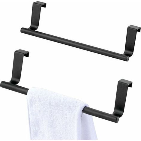 2 Porte Torchon Cuisine - Accroche Torchon - Rail de Suspension en Acier Inoxydable Pour Cuisine Et Salle de Bain - Porte Serviette Salle de Bain Sans Percage (1/5)