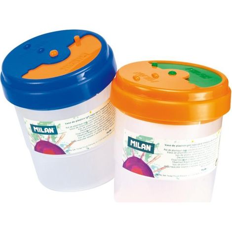 VASO MILAN LIMPIEZA PINCELES 5951 - 1 Unid.