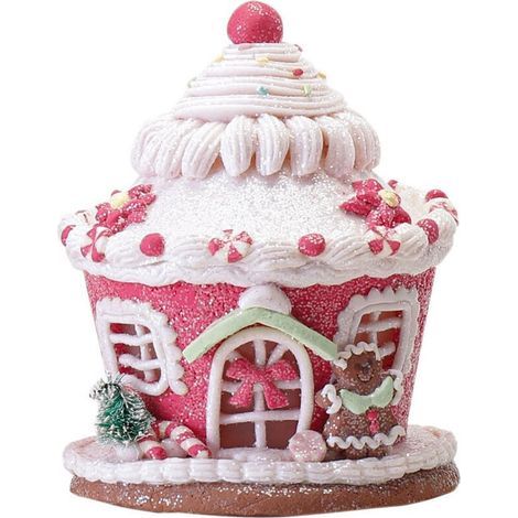Casa di pan di zenzero, ornamento decorativo per albero di Natale con castello, polvere per albero di caramelle a forma di castello. (1/5)