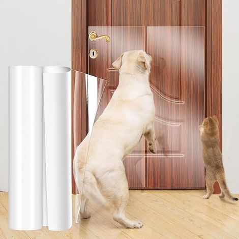 Protection Anti-Rayures pour Chat - 5 m x 30 cm - Protection Anti-Rayures pour Meubles de Chats -pour Portes de Chien - Protection Transparente pour Meubles pour Chat (1/5)