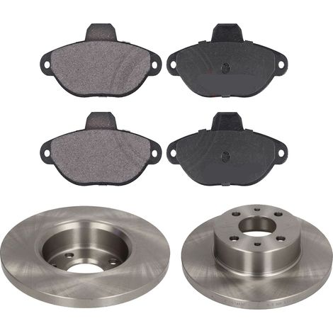 KIT FRENI ANTERIORI compatibile con FIAT PANDA CLASSIC (169) - DISCHI + PASTIGLIE OEM: FDB1630 / 15857 /SOSTITUZIONE DIRETTA/BASSA POLVERE/SILENZIOSO (1/5)
