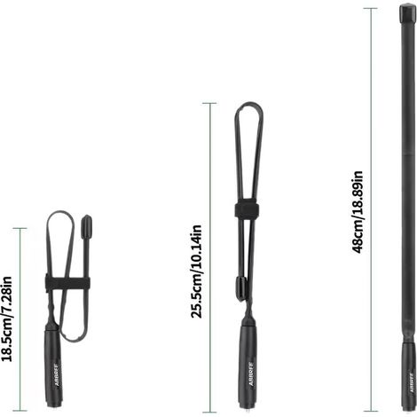 UV32 Walkie-Talkie-Antenne: Faltbare Hochleistungs-UV-Zweisegment-Außenantenne mit weiblichem Anschluss. (1/3)