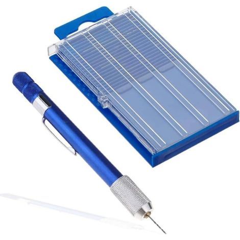 Trapano manuale con 20 punte a spirale micro (0,3–1 mm), mini punte per modellismo, lavorazione del legno, creazione di gioielli, costruzione di modelli, plastica, resina e fai da te. (1/5)