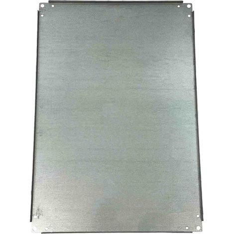 Plaque De Montage Tole électrozinguée Pour Coffret Polyester Aria 75 - 735x535