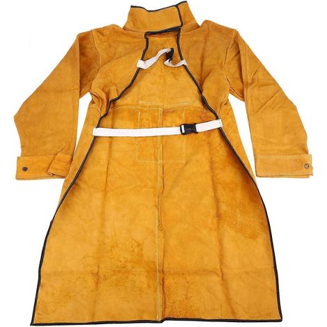 Tablier de soudage ignifugé en cuir résistant au feu de 120 cm (1/5)