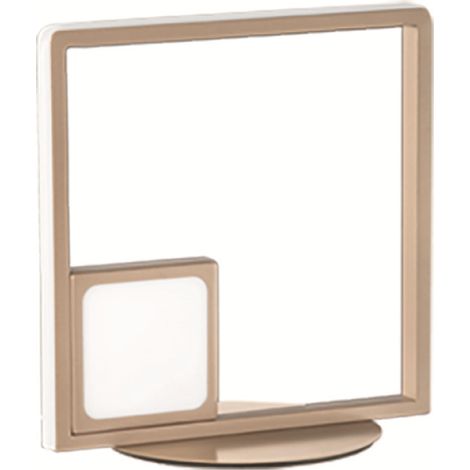 Lampada da tavolo 27x27 cm LED 20+5W - DOWEL moderno Oro (1/3)