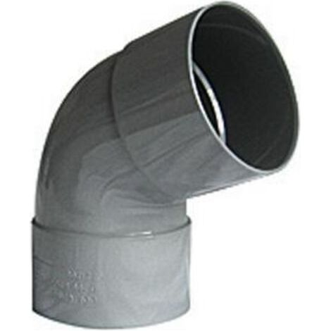 COUDE PVC A 67.30° POUR EVACUATION DOUBLE FEMELLE (1/2)