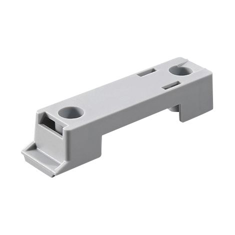 Adaptateur bras pour amortisseur universel - Décor : Gris - Fixation : A visser - Matériau : Plastique - Pour charnière : Droit / Coudé 5 - SALICE (1/3)
