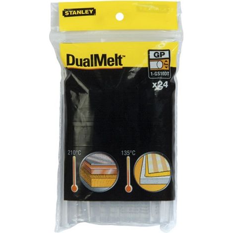 STANLEY STHT1-70430 Barras Transparente 1kg 12mm x 254mm  STANLEY STHT1-70430