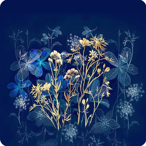 Tovaglietta - blu notte - 33 cm x 33 cm (1/2)