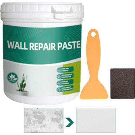 Kit Pâte De Réparation Murale Pâte À Imperfections Étanche Pour Trous De  Kit Réparation Mastic Mural Intérieur Extérieur Maison Cuisine Garage Plafond Fissures (1/5)