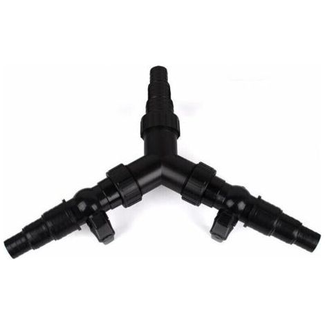 QORVA -Répartiteur En Y Distributeur D'Eau Pour Pompe De Bassin Cst-02F 25/32/38Mm (1"/1 1/4"/1 1/2"),de
