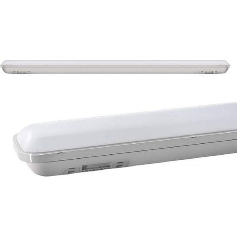Striscia LED impermeabile IP65 18w 1990lm 6500k luce fredda 5,9x59x6,6cm EDM (1/4)