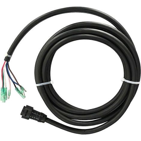 688-82586-21 Câble de commande à distance principal, 7 broches, 5 m, compatible avec les moteurs hors-bord de 9,9 ch, 15 ch et 25 ch (3 unités) (1/5)