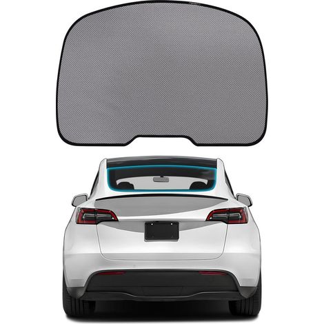 Sonnenschutz Heckscheibe Auto für Tesla Model Y, UV-Schutz, Sichtschutz, Faltbar (1/5)