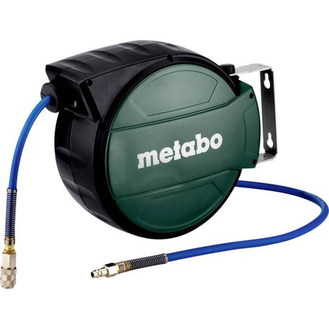 [GEBRAUCHT] B-Ware Metabo Druckluft-Schlauchaufroller 8m Wandbefestigung 15bar Handwerkzeug 1 Stück