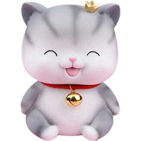 Bardusch - Tirelire en forme de chaton pour enfants, jolie tirelire pour garçons et filles, décoration de bureau, pot d\'épargne (1/4)