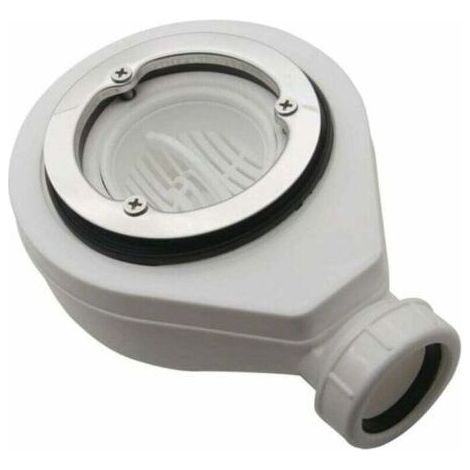 Bonde horizontale sans capot Ø90 DONA pour receveurs de douche (1/4)