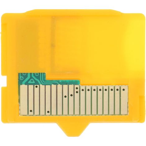 Adaptateur Carte Microsd Microsdhc Jaune pour Appareil Photo Compact Compatible avec Cartes Mémoire (1/5)