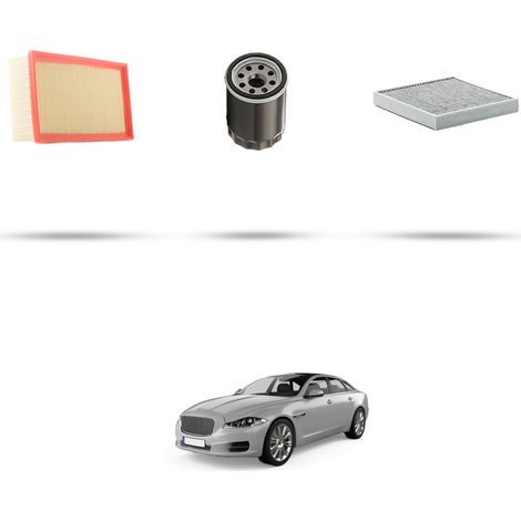 Kit tagliando 3 filtri compatibile con Jaguar XJ (X351) 2.0 177kw dal 2012 (1/5)