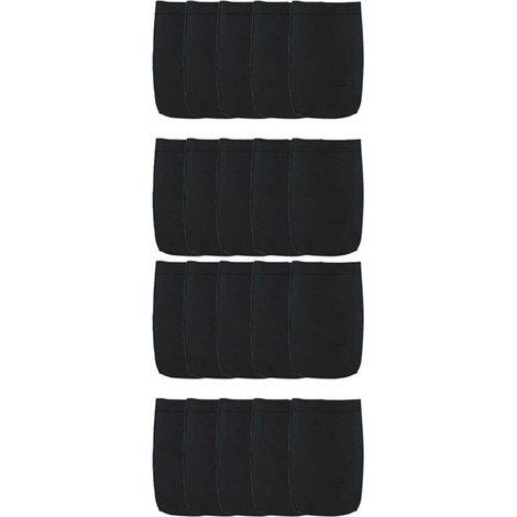 Calcetines para skimmer de piscina, calcetines filtrantes para skimmer de piscina, paquete de 20 (negros) (1/4)