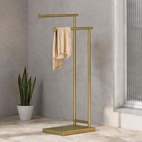 Porte-serviettes oro en métal 35,5 x 20 x 78 cm (1/5)