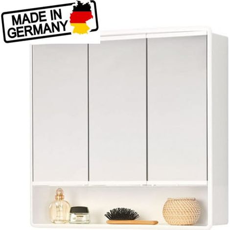 Mueble de baño LYMO con espejo 58x49x14,7 blanco (1/5)