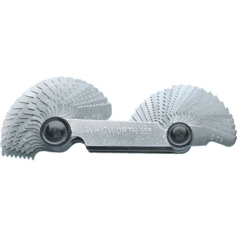 Forum Gewinde-Schablone 58 Blatt Metrisch/Whitworth