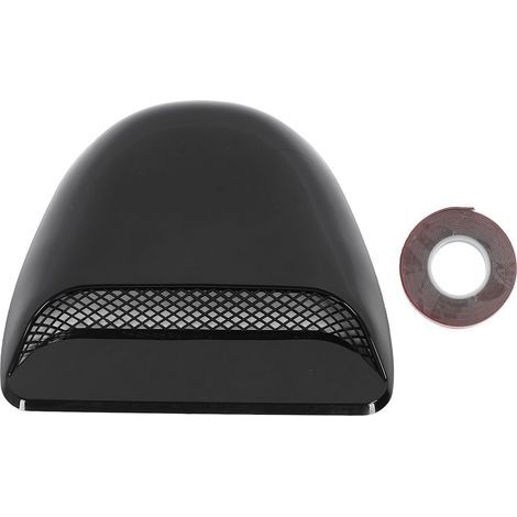 Capot Scoop Style course voiture camion universel Type de pâte accessoires de ventilation d'admission d'air noir brillant. (1/5)