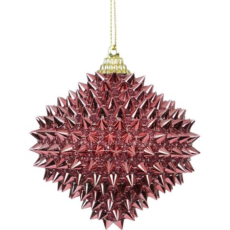 pallina di natale in foam D 8 cm rosa scuro Peraga Christmas