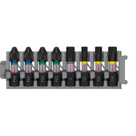 Cacciavite Bosch pro impact 8 pezzi 25 mm