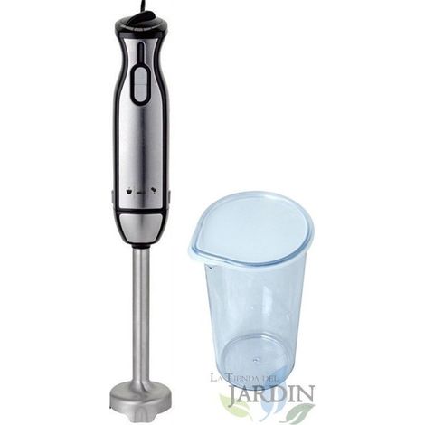 Batidora de Varilla 1000W, 2 Velocidades + Vaso - Potente y Rápida para Resultados Profesionales