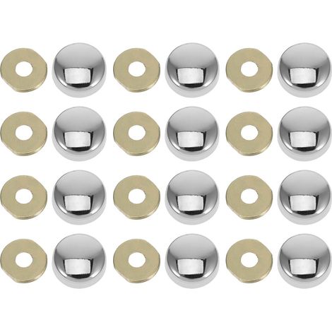 Healeved - Lot de 1 cache-vis décoratif moderne en fer et cuivre avec rondelle pour meubles fenêtres (1/5)