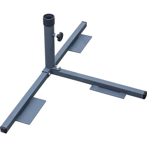 Pied de Parasol pour Panneaux de chemins, Pied de Parasol Anthracite. (1/2)
