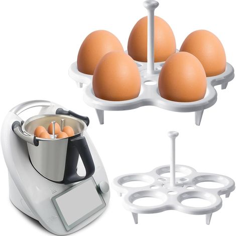 1 Stück Dampfeier-Eierregal für Thermomix-TM5 TM6 TM31, 5-Loch-Eierkocher-Zubehör, Kochkorb, Eierkocher, Eierregal (1/5)
