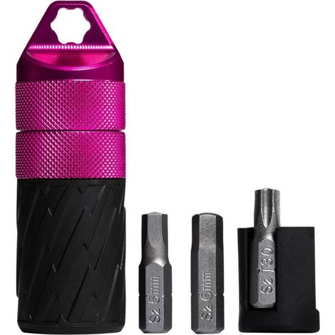 Muc-Off Übertragungswerkzeug schwarz und rosa langlebig Aluminium