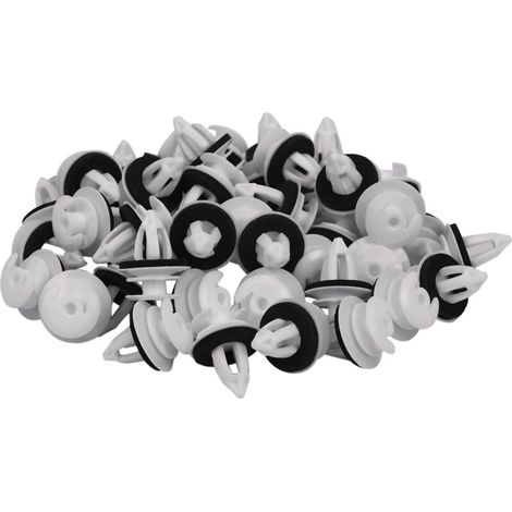50 clips para paneles de puertas con anillo de sellado compatibles con BMW E34 E36 E38 E39 E46 X5 M3 M5 Z3