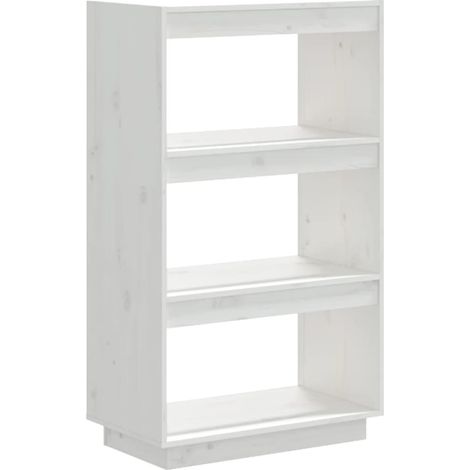 Maison Exclusive - Bücherregal/Raumteiler Weiß 60x35x103 cm Massi