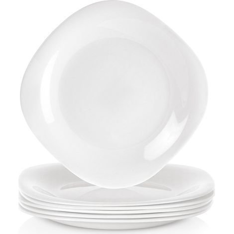 Plato de postre de cristal Luna de 20 cm, 6 unidades. (1/5)