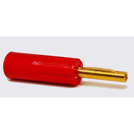 Fiche banane RS PRO Rouge Mâle 16A 50V