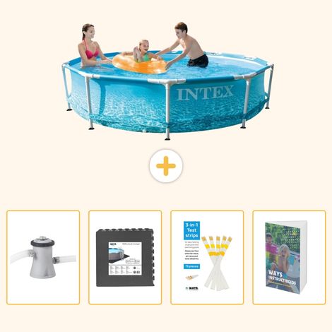 Intex Piscine Tubulaire Ronde - 305x76 cm - 5-pièces SCB115 (1/5)