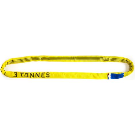 Élingue textile ronde ELRO Charge CMU 3000 kg 2 mètres - PMS INDUSTRIE