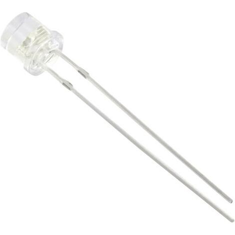 TRU COMPONENTS 1577324 LED blanc cylindrique 5 mm 600 mcd 90 ° 20 mA S442511 (1/3)