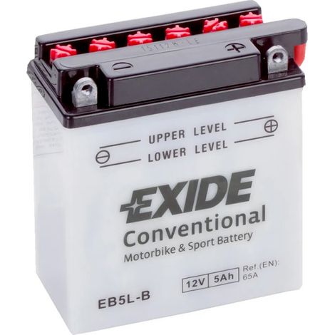 Batterie moto Exide EB5L-B YB5L-B 12v 5ah 65A