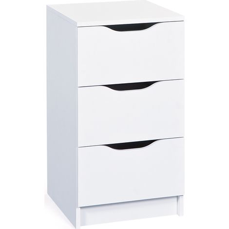 Wung Kommode 3 Schubladen, weiss.