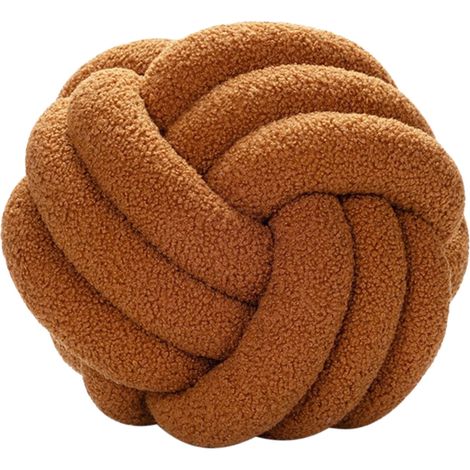Coussin Anneau Nœud - Coussin Décoratif en Peluche Douce 100 % Polyester - Pour Sol Canapé Lit Bureau Chambre Enfants Extérieur - 1 Pièce (1/5)